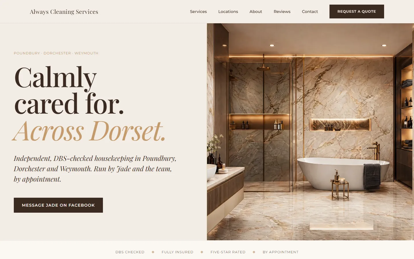 Always Cleaning Services project preview